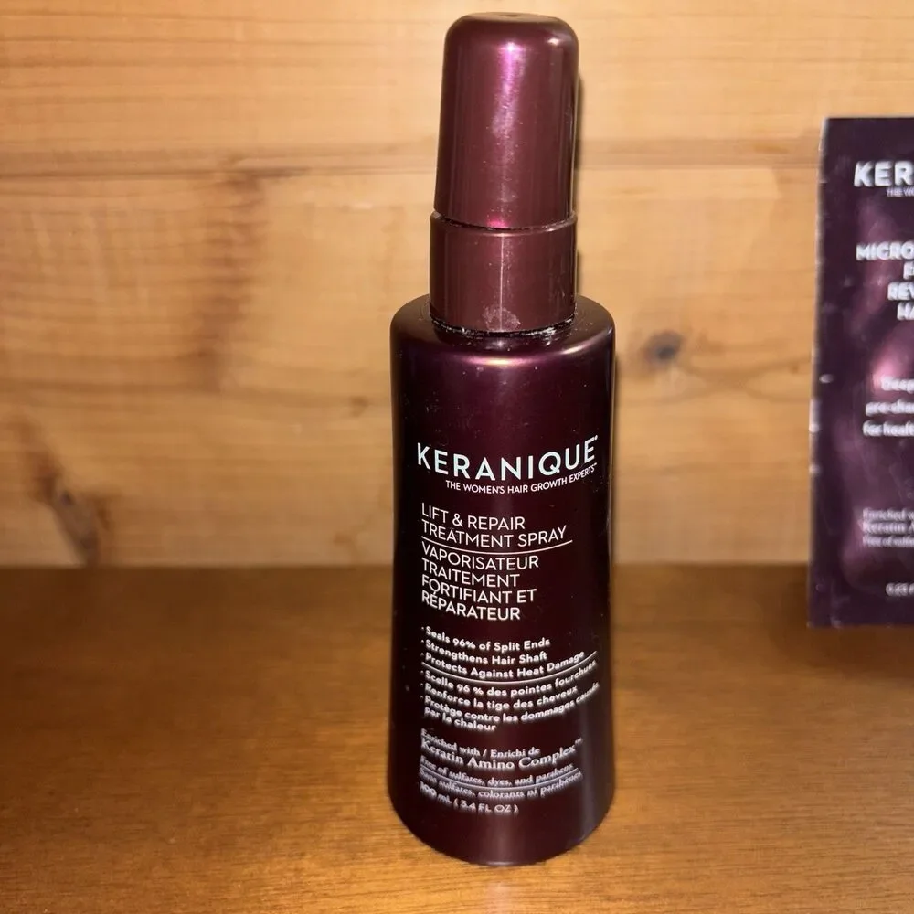 Keranique 7-Day Jump Start Infusion Treatment, Split End Treatment, Mask New Lot
